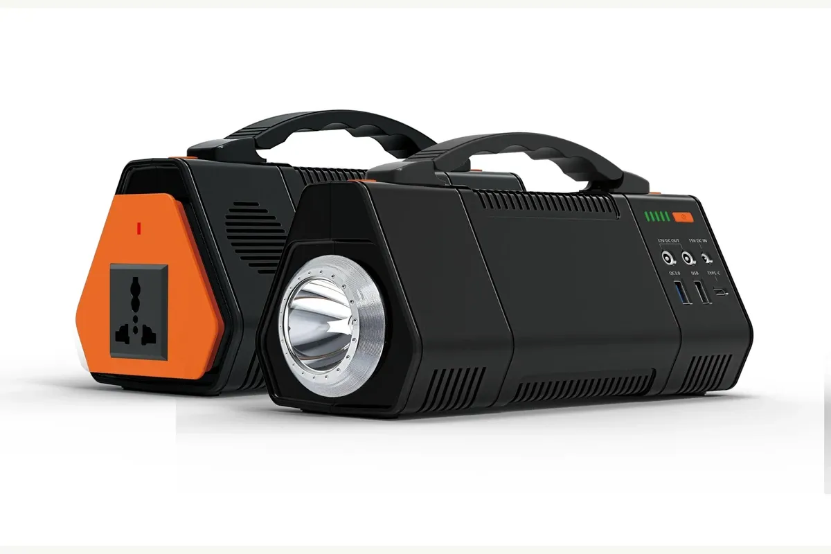 T102 Tragbare Powerstation: 5W-LED-Leuchte