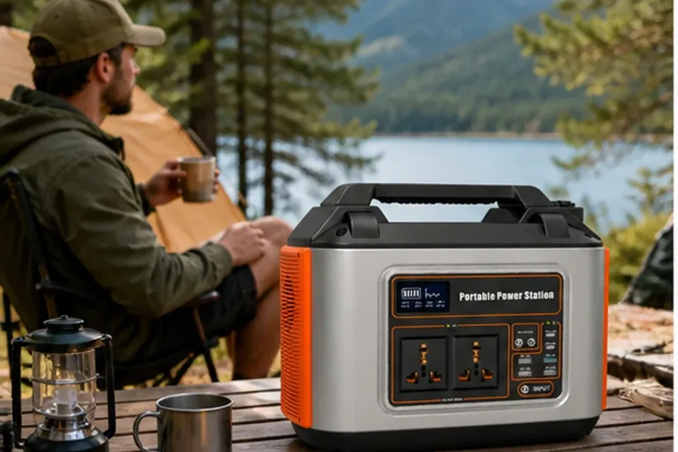 T500C Tragbare Powerstation: Camping im Freien
